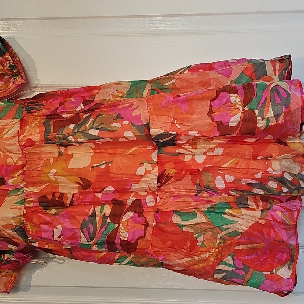 1 State Floral Mini Dress Sz Xs NWT - Picture 4 of 11